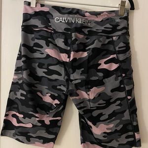 Calvin Klein Camo Biker Shorts